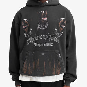 Represent | THOROUGHBRED HOODIE { VINTAGE/BLACK