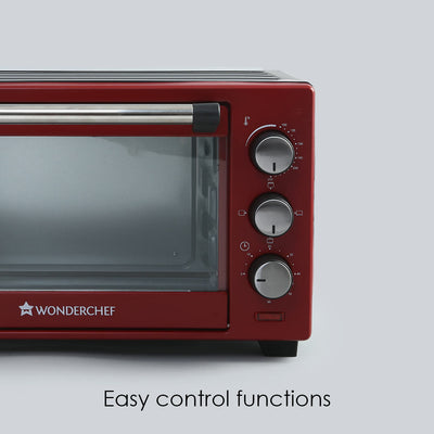 Wonderchef Renewed Oven Toaster Griller (OTG) Crimson Edge - 19 Litres  Auto-shut Off