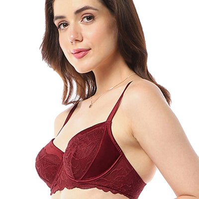 Eternal Bliss Non-padded Wired Bra - Rio Red