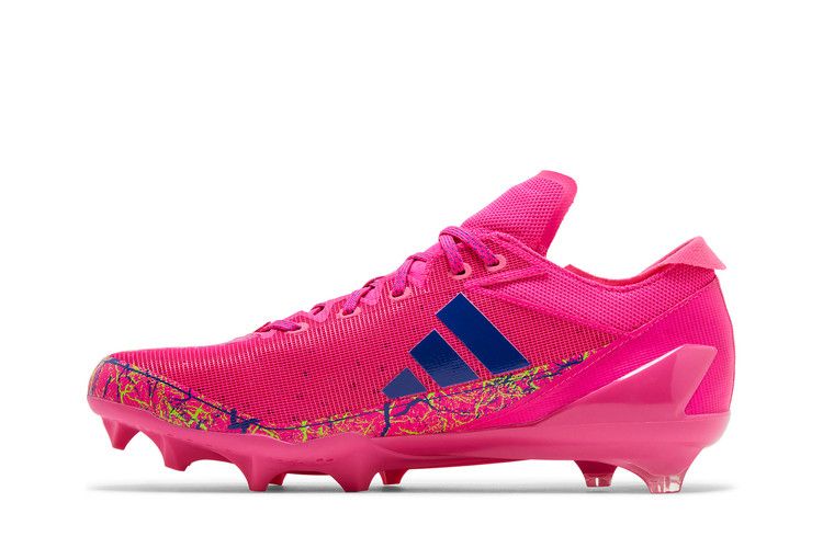 adidas Adizero Electric Zubaz Team Shock Pink Lucid Blue Team Solar Green