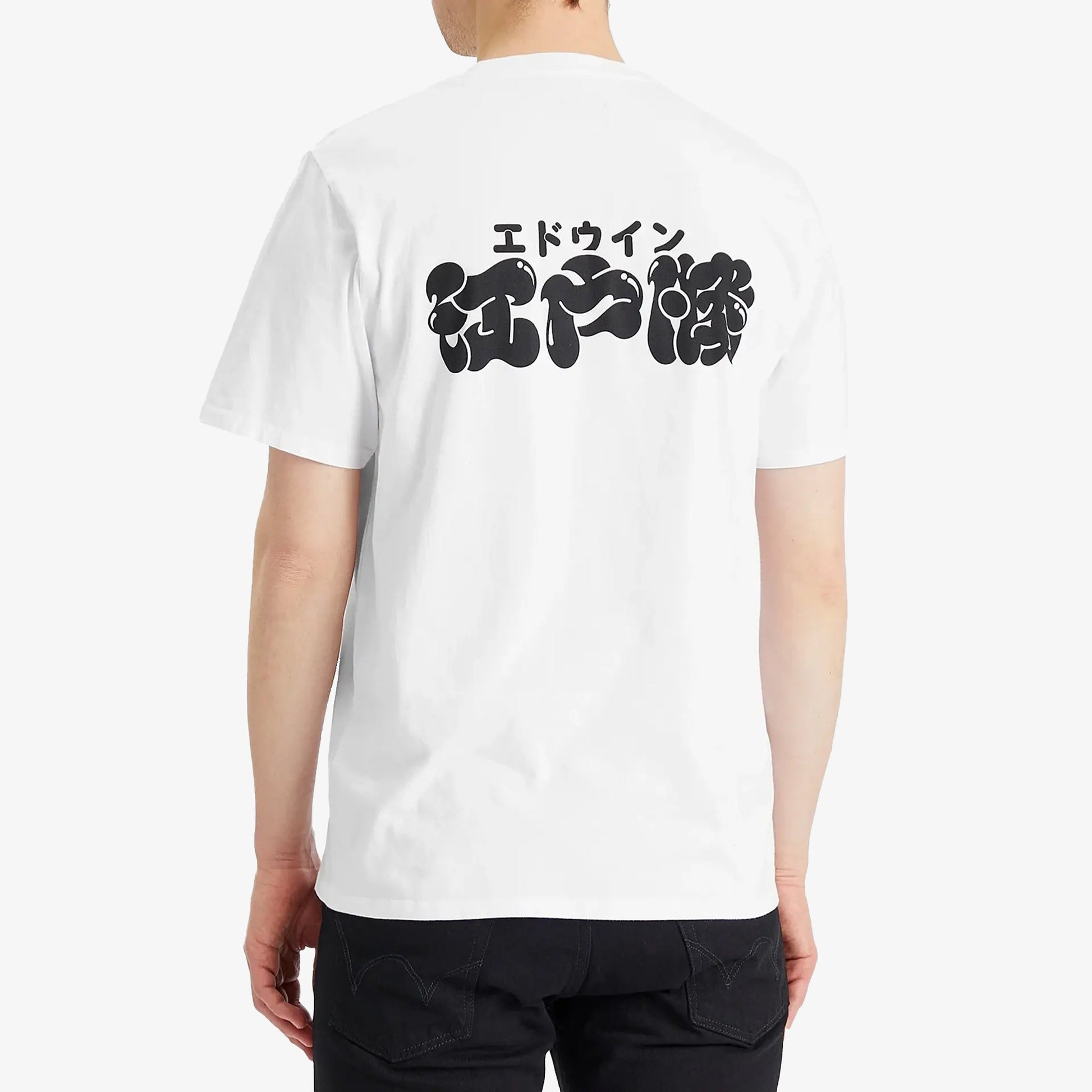 EDWIN | EDO WIN T-SHIRT { WHITE