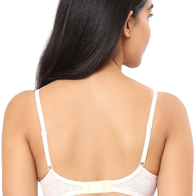 Floral Romance Lightly Padded Wired Full Coverage Bra - Angel W_Bridal R