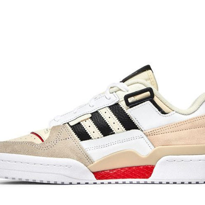 adidas Forum Exhibit Low White Vivid Red