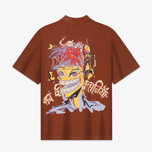 F A R A K | MANN KI KAHANIYAN' TEE { RED
