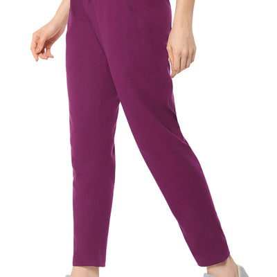 Elements Track Pants - Magenta Purple