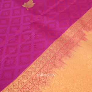 Magenta Designer Pure Kanjivaram Silk Saree