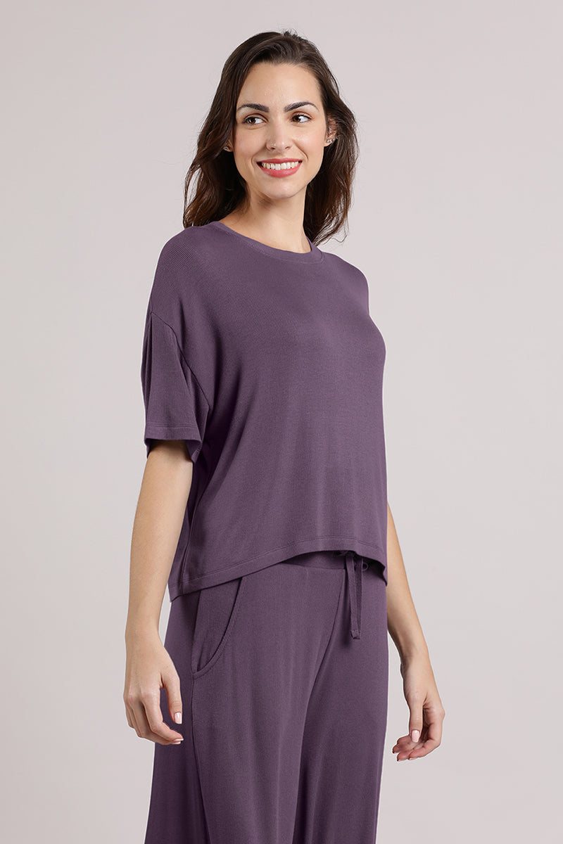 Serene Dream Top - Vintage Violet