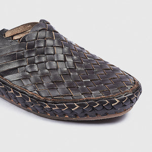 Brown Handstitched Leather Kolhapuri Women Slipper