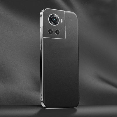 OnePlus 10R Chrome Edge Luxe Leather Case