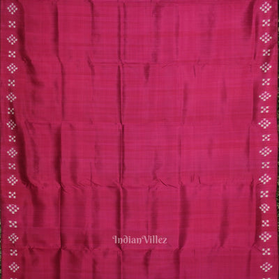 Magenta Pink Border Pasapali Designer Contemporary Saree