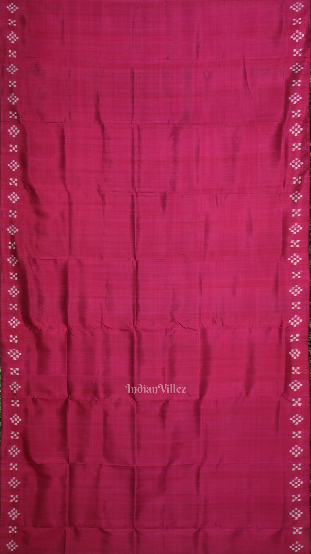 Magenta Pink Border Pasapali Designer Contemporary Saree