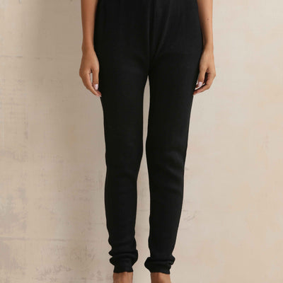 trueBrowns Black Woollen Leggings