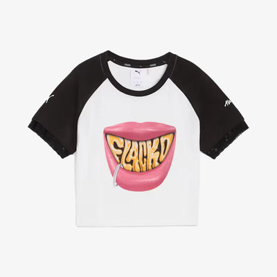 PUMA | A$AP ROCKY x PUMA FLACKO SMILE BABY TEE { PUMA WHITE