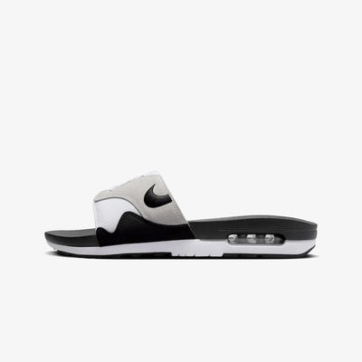 Nike | AIR MAX 1 SLIDE  { WHITE/BLACK