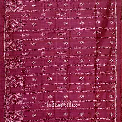 Rani Dual Tone Odisha Ikat Contemporary Silk Saree