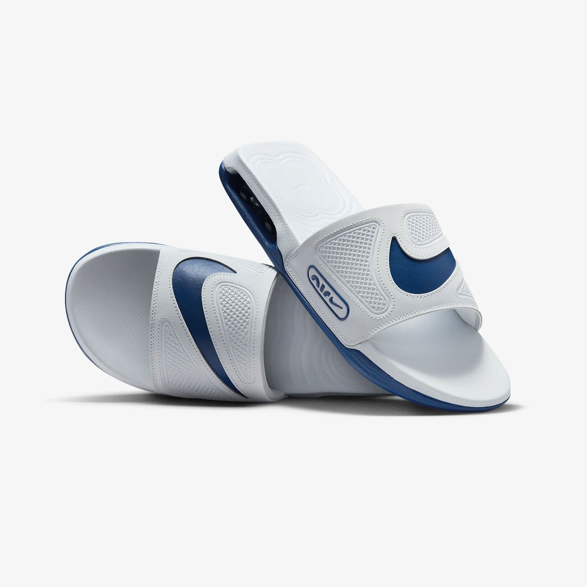 Nike | AIR MAX CIRRO  { PURE PLATINUM/COURT BLUE-COURT BLUE