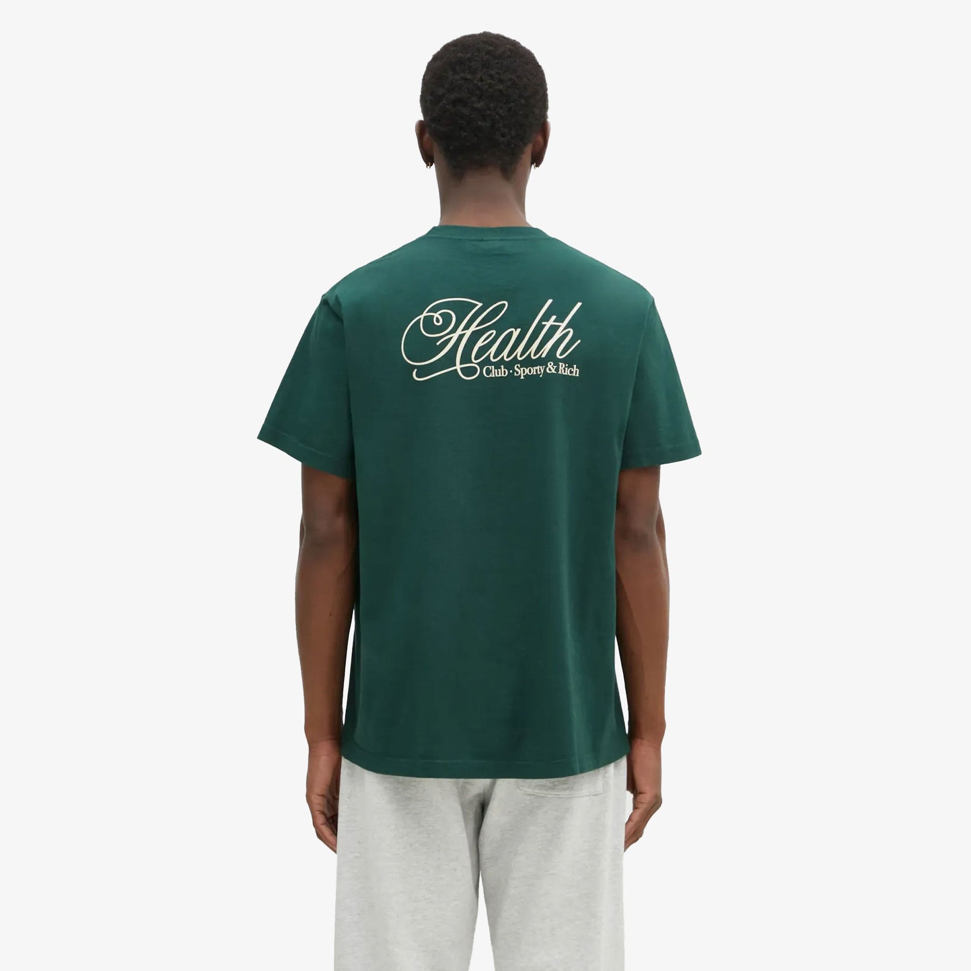 SPORTY & RICH | HEALTH SCRIPT T-SHIRT { GREEN