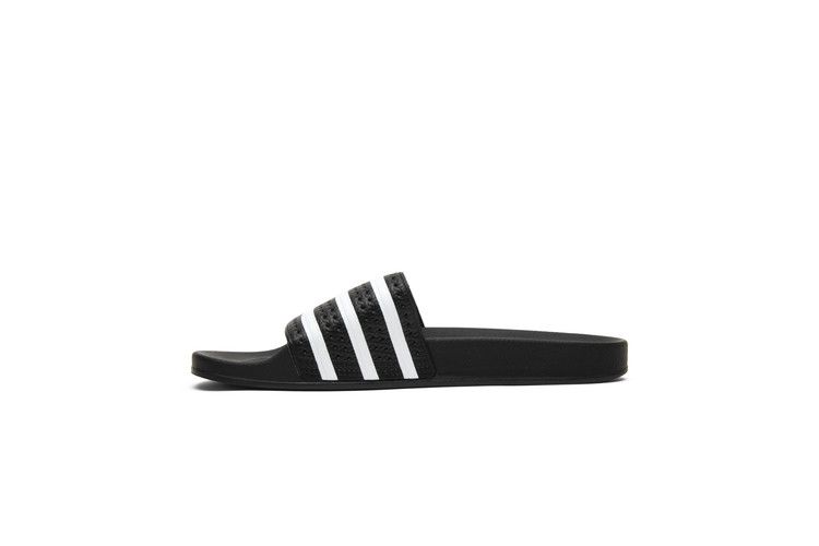 adidas Adilette Slides Black White