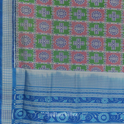 Exclusive Fish Motif Odisha Ikat Sambalpuri Silk Saree