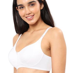 All Day Comfort Non-Padded & Non-Wired Bra - White