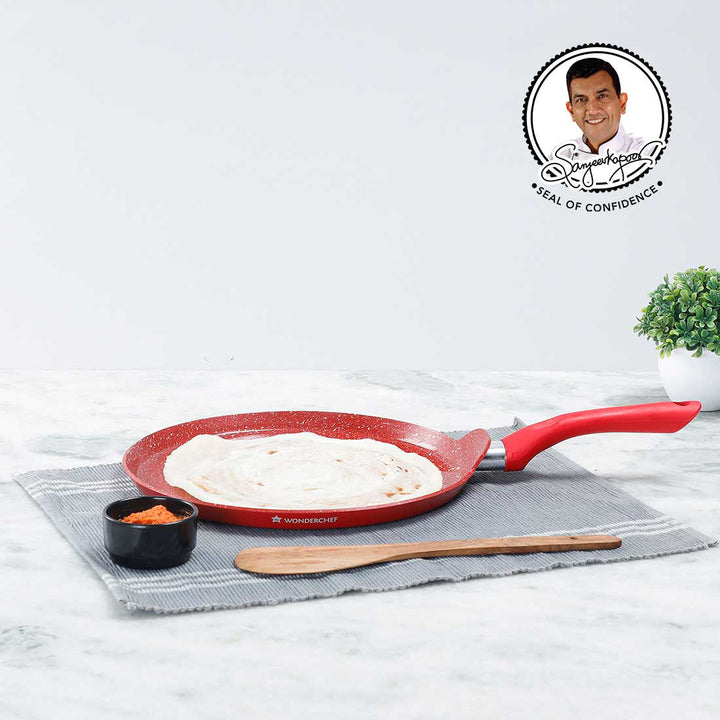 Royal Velvet 30 cm Non-Stick Dosa Tawa | Induction Bottom .