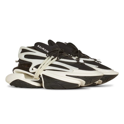 Balmain Unicorn Low-Top Black White