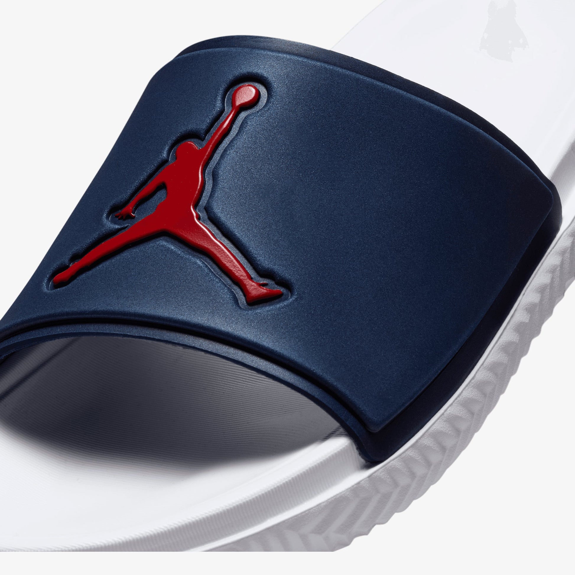 JORDAN | JUMPMAN SLIDES { MIDNIGHT NAVY/GYM RED-WHITE