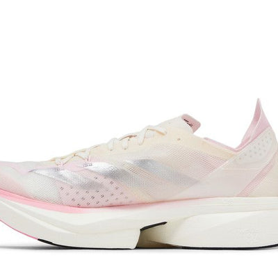 adidas Adizero Adios Pro 3 Chalk White Silver Metallic Clear Pink
