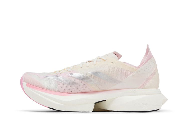 adidas Adizero Adios Pro 3 Chalk White Silver Metallic Clear Pink