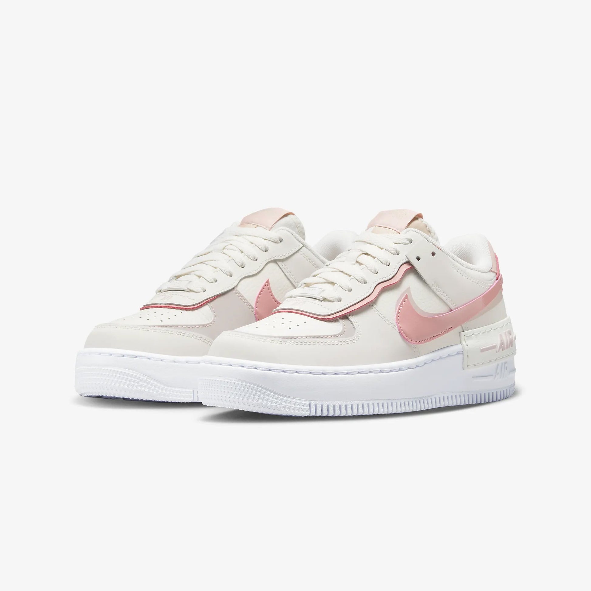 Nike | AIR FORCE 1 SHADOW  { PHANTOM/RED STARDUST-PINK OXFORD-WHITE