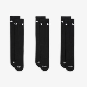 NIKE | EVERYDAY PLUS CUSHIONED { BLACK/WHITE