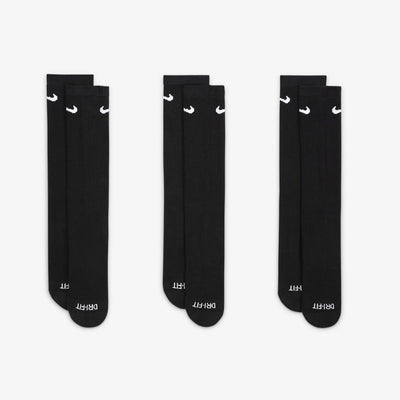 NIKE | EVERYDAY PLUS CUSHIONED { BLACK/WHITE