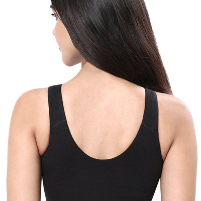 All Day Lounge Solid Non Padded Non-Wired Bra - Black