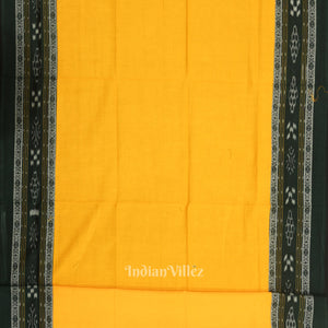 Green Yellow Pasapali Sambalpuri Cotton Dress set with Dupatta