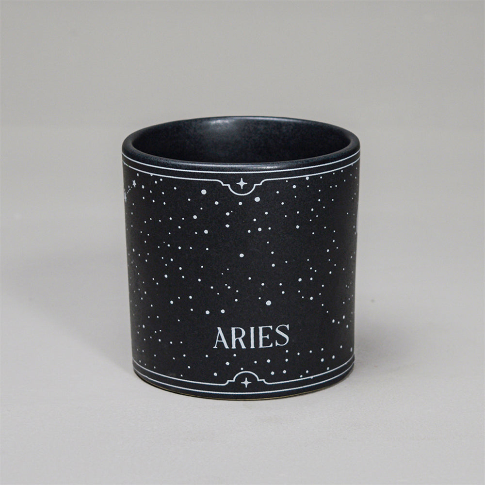 Black - Ceramic Sunsign Theme Coffee Mug Aries (350ml)