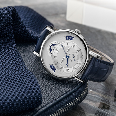 Breguet Classique Calendar Silver Dial Men 39 mm