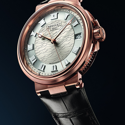 Breguet Marine Silver Dial Men 40 mm