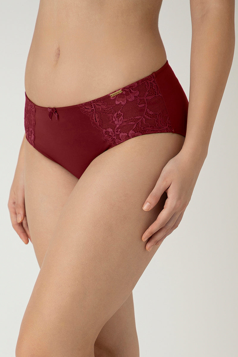 Luxe Support Hipster Panty - Windsor Wine