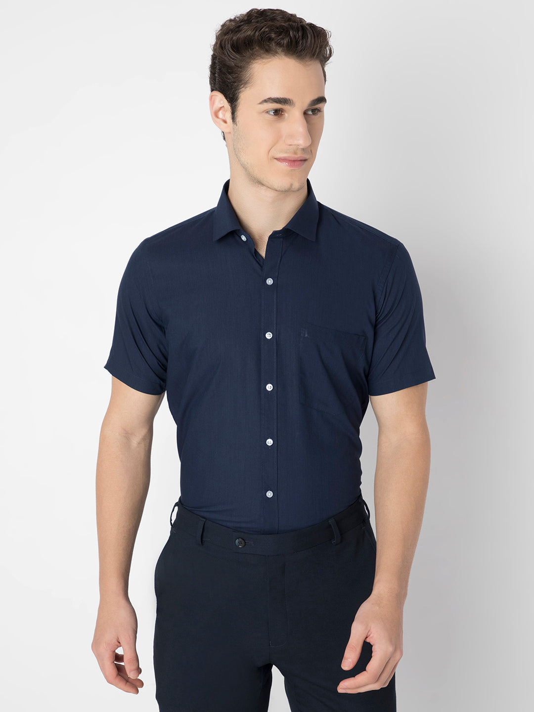 Wrinkle Free Half Sleeve Shirt