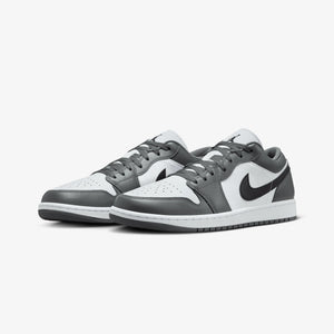 JORDAN | AIR JORDAN 1 LOW { WHITE/BLACK-IRON GREY