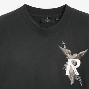 REPRESENT | ARCHANGEL T-SHIRT { STAINED BLACK