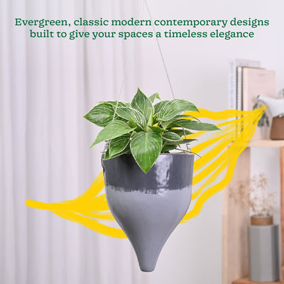 Ceramic Hanging Pot Cosmic Stone