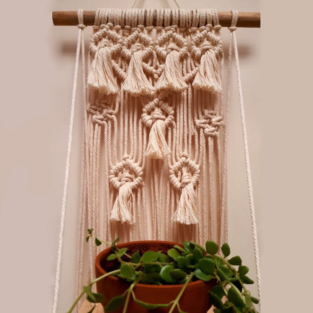 Alyaa Wall Hanging Shelf - Off White