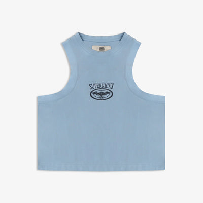 SUPERKICKS | CROP TOP { LIGHT BLUE