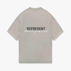 REPRESENT | PATRON OF THE CLUB T-SHIRT { MUDSTONE
