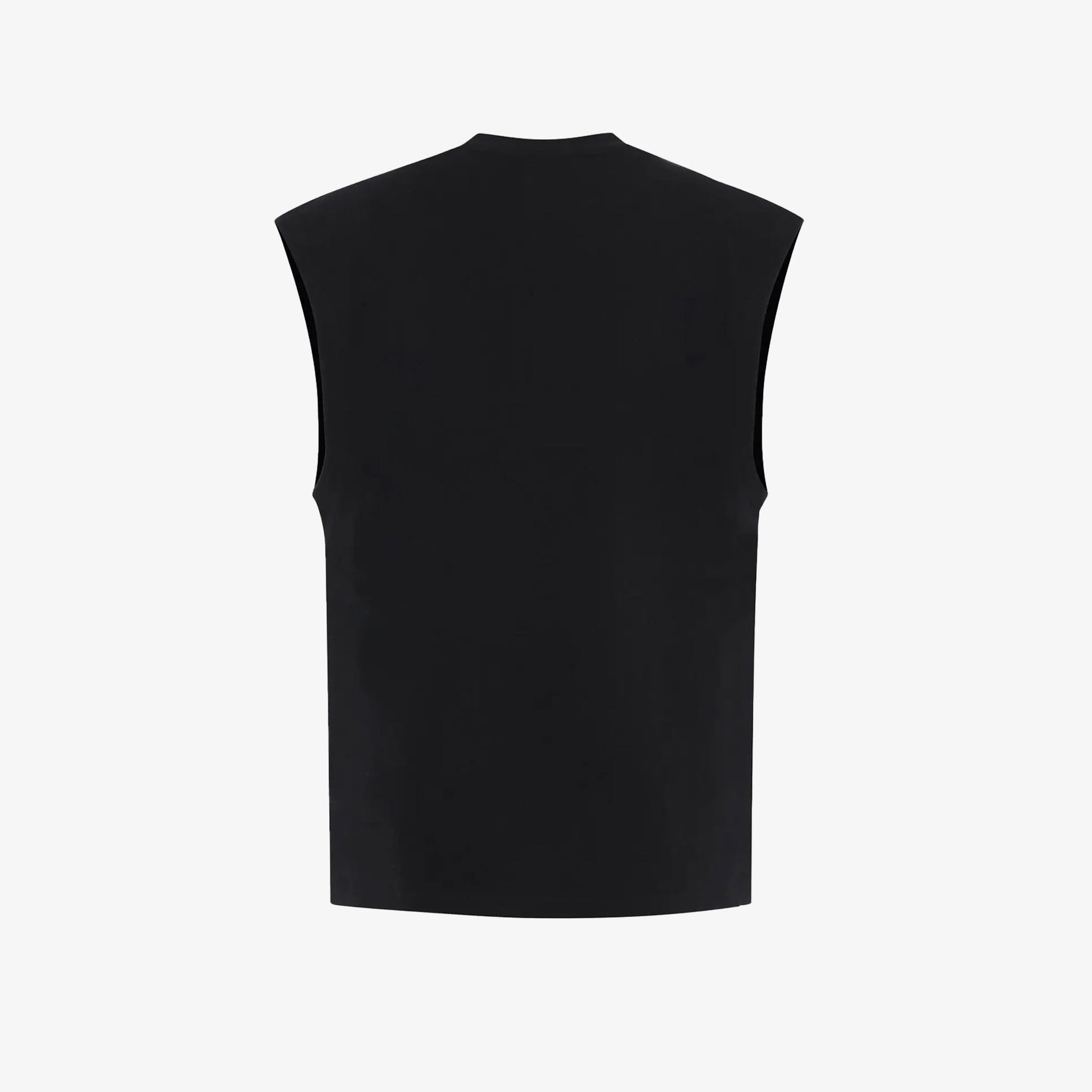 ALMOST GODS | EST 2018 SLEEVELESS TEE { BLACK