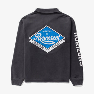 Represent | CLASSIC PARTS QUARTER ZIP  { AGED BLACK