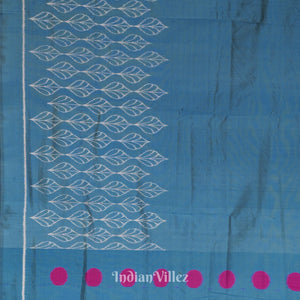 Pastel Teal Odisha Ikat Designer Contemporary Silk Saree