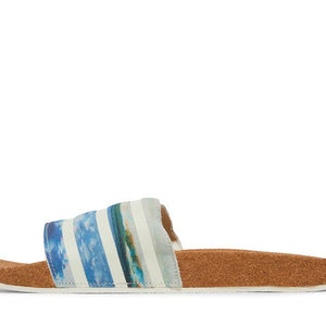 adidas Adilette Cork Slides Off White