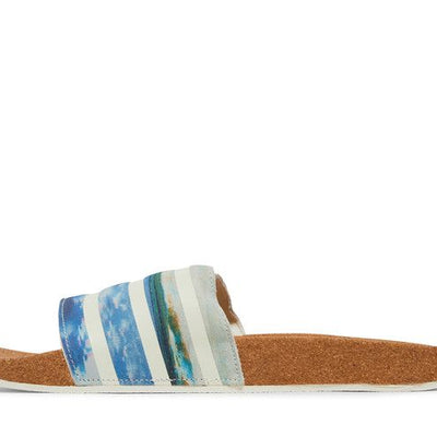 adidas Adilette Cork Slides Off White